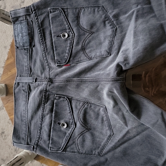 514 Levi's 33x32 Denim Jeans gray, charcoal - Picture 3 of 3